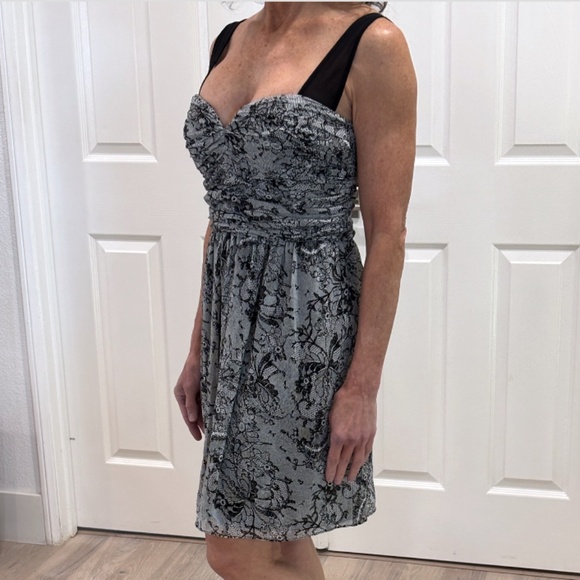 BCBGeneration Dresses & Skirts - BCBGeneration Cocktail Dress - Black & Gray Size 4